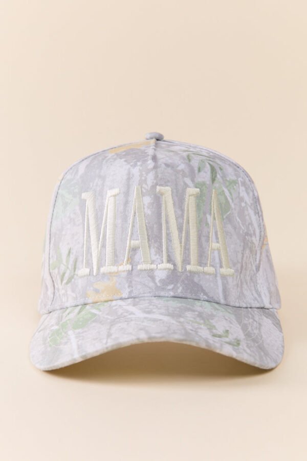 Mama White Camo Trucker Hat