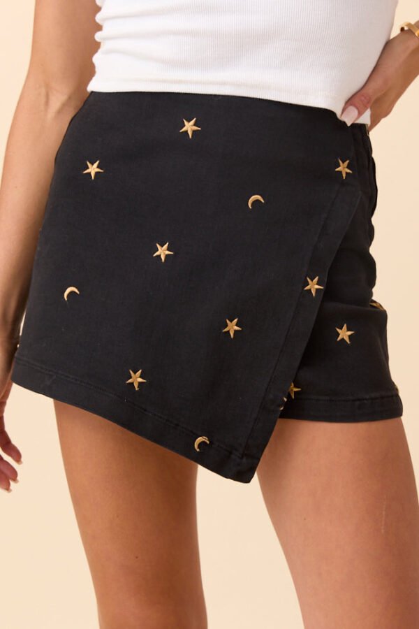 My Favorite Celestial Embroidery Skort