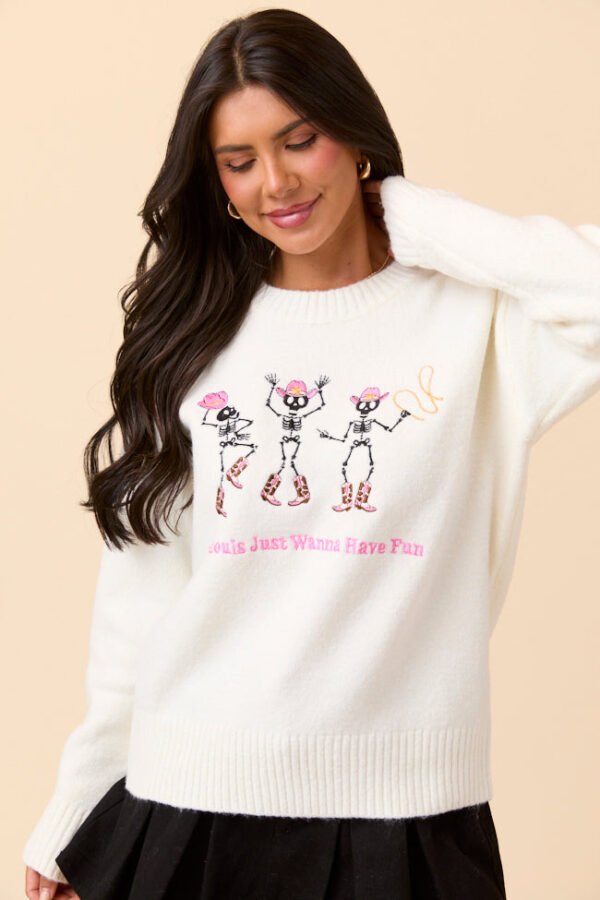 Ghouls Just Wanna Have Fun Crewneck Sweater