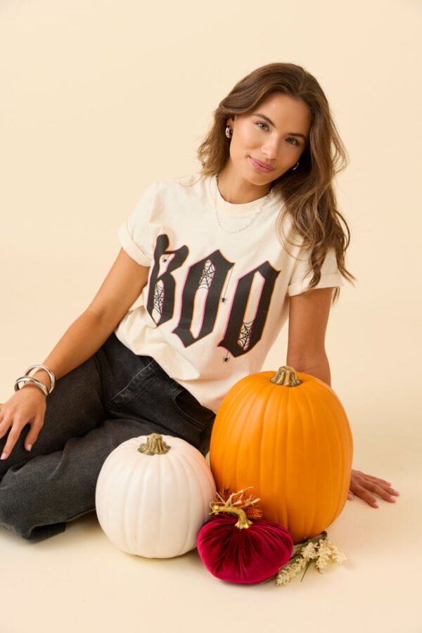 Boo Ivory Graphic Tee SALE